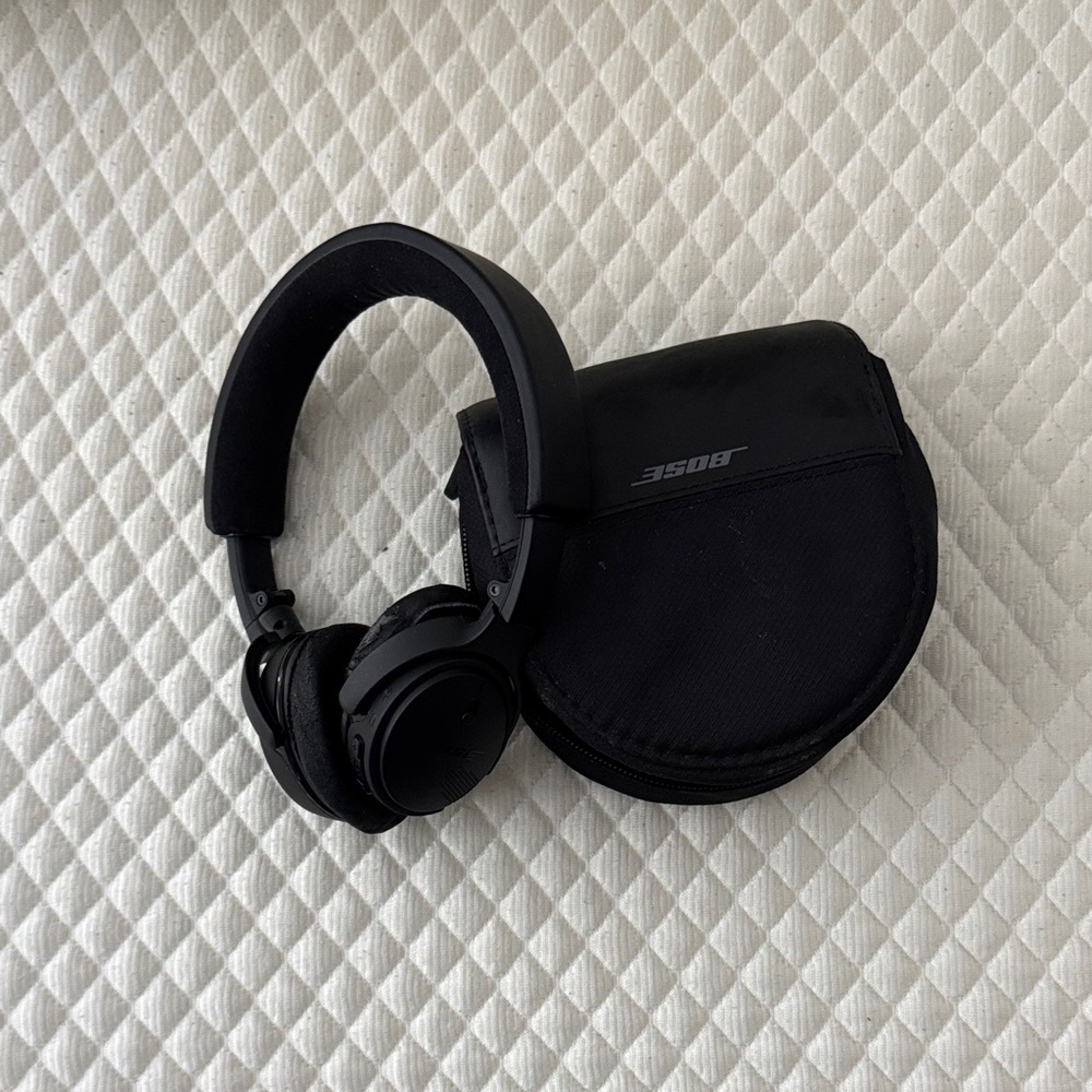 Bose On-Ear Black Headphones with Case